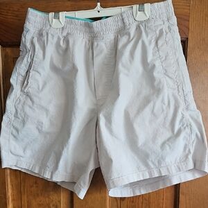 Birddogs Men's Light Tan Flat Front Shorts